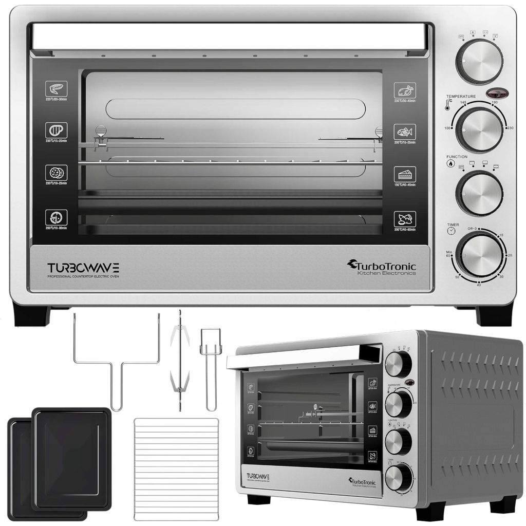 Piekarnik elektryczny TurboTronic 38L termobieg rożno Grill Zdjęcie produktu 