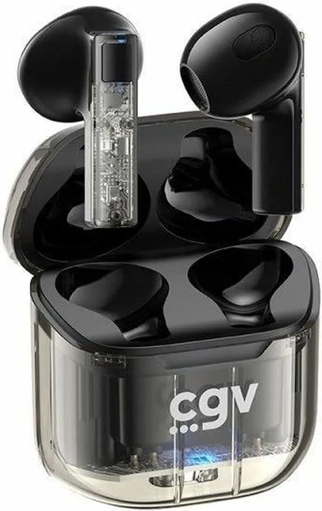 Casque sans fil CGV Urban Ghost Noir Bluetooth avec 30h d'autonomie TWS