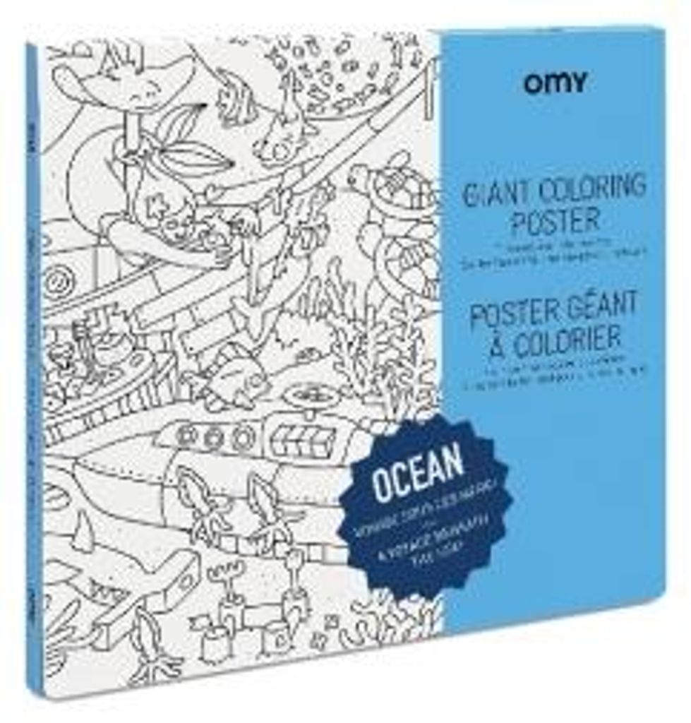 Poster da colorare OMY 40,4 x 26 x 24 cm arancione Immagine del prodotto 