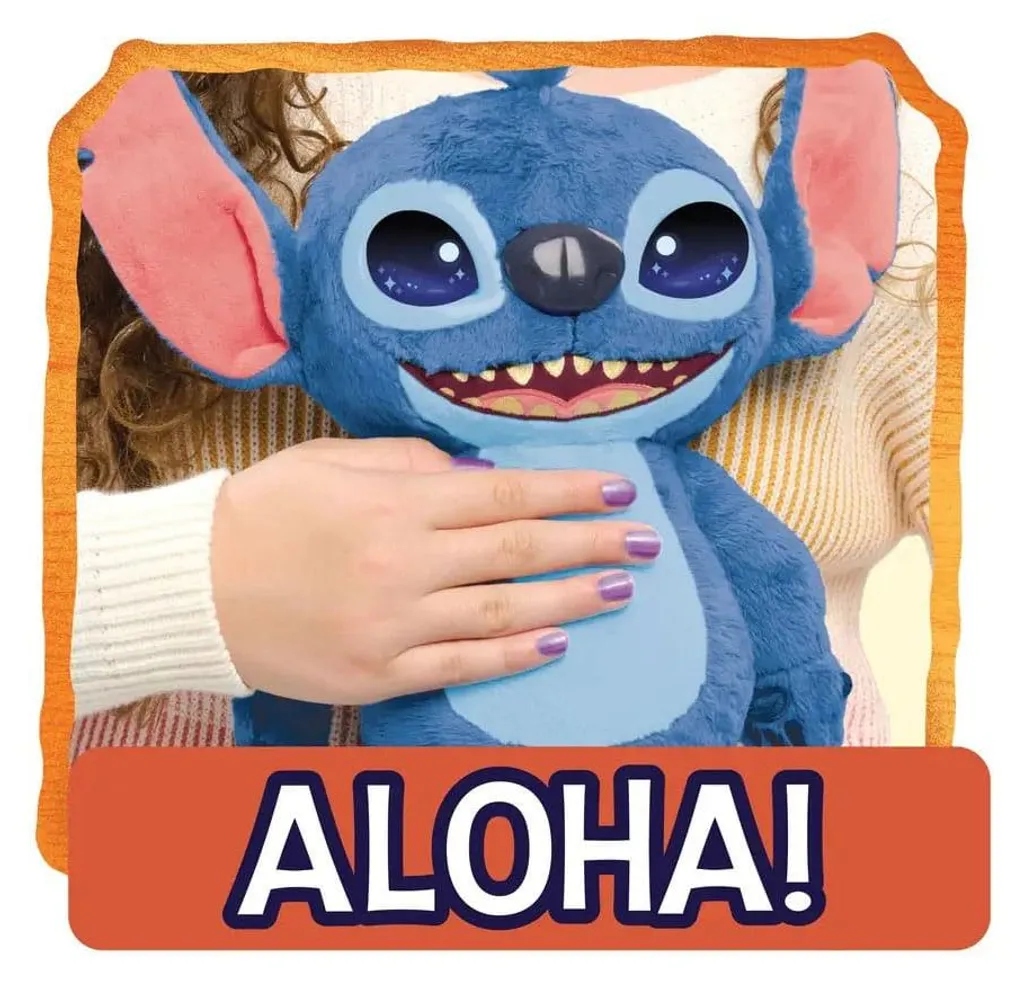 Peluche Stitch Interactive 30cm apaise et amuse votre enfant au quotidien - 10
