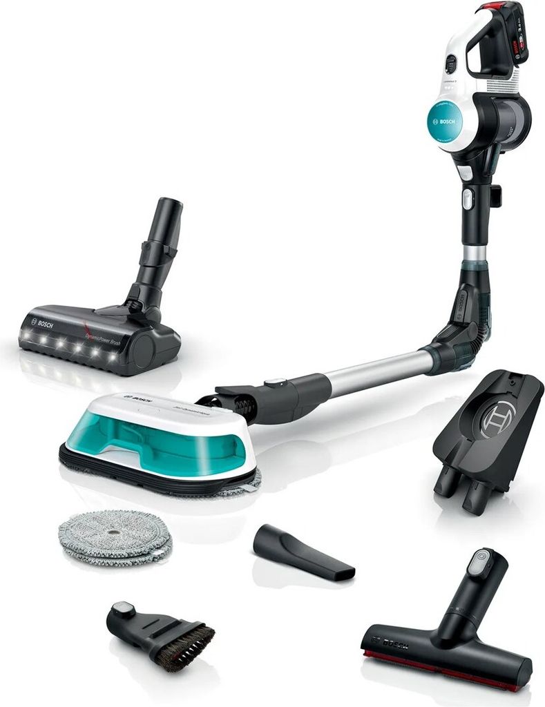 Bosch Unlimited 7 Prohygienic Aqua 2 In 1 Besenstaubsauger Silber One Size / EU Plug 220V Silber One Size