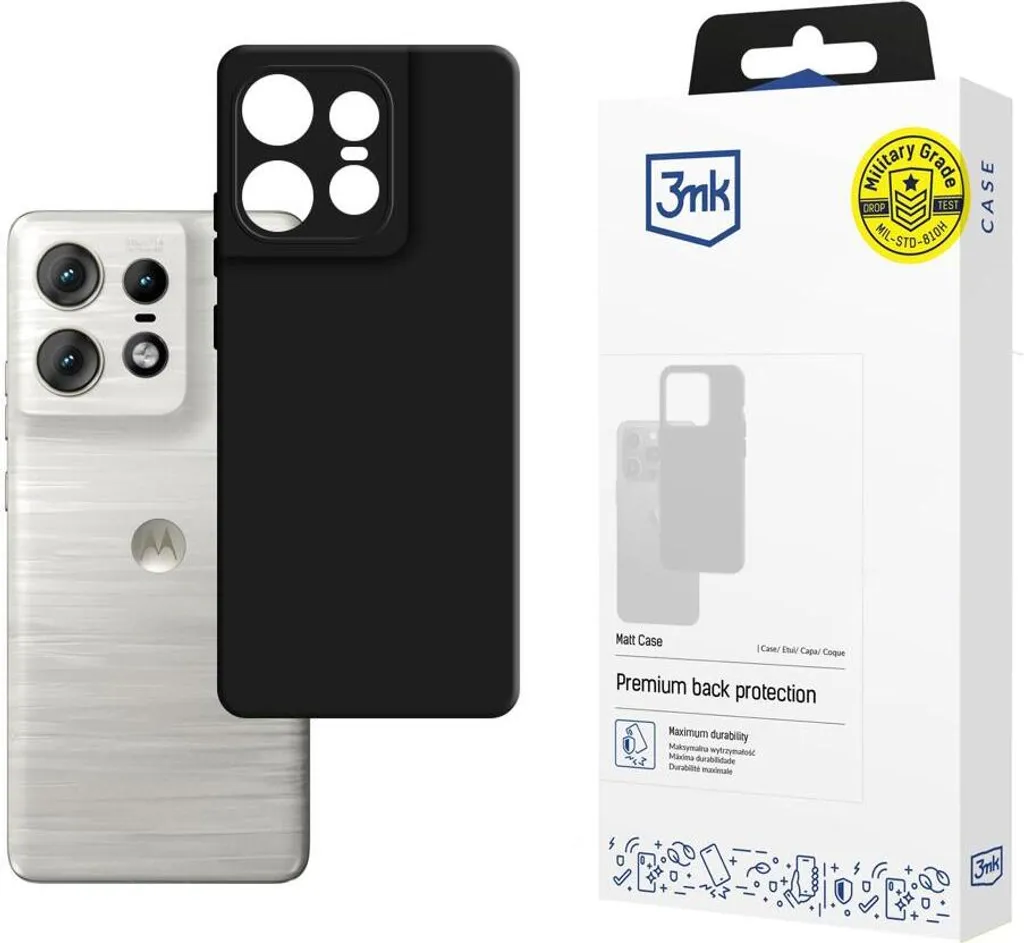 Custodia Motorola Edge 50 Pro 3Mk Matt Case | Grado Militare