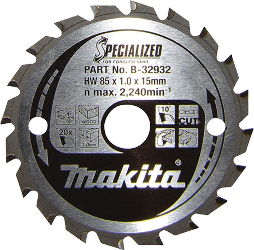 Makita Sägeblatt SPECIALIZED 85x15x20Z Produktbild 