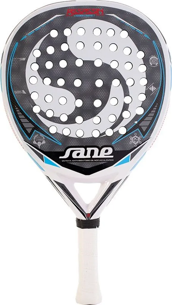 Raquette de padel Sane Padel Assassin Carbon Compact Argent 355-375g