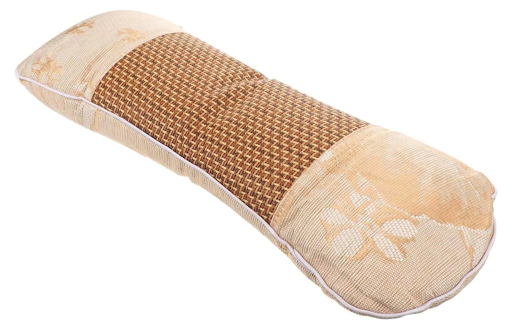 Ergonomisches Schlafkissen mit Beifußfüllung und atmungsaktivem Eisseidenbezug für Reisen und den Alltag im Sommer