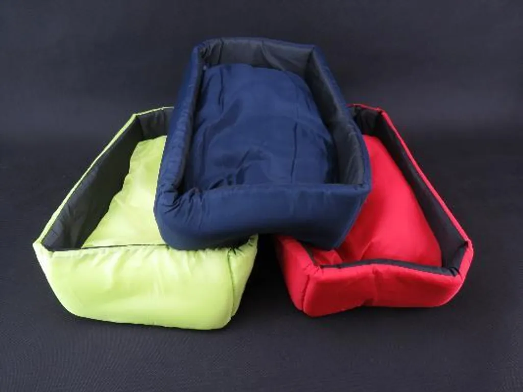 Lit pour chien mixte 4 pièces déhoussable en tissu robuste et ultra doux
