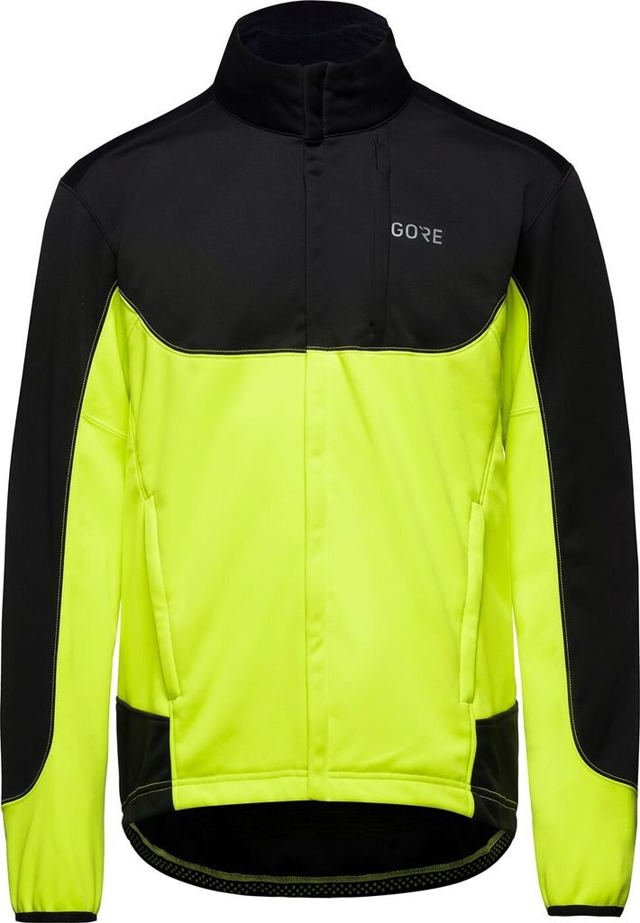 Gore C5 WS Thermo Trail Jacket Herren schwarz und gelb neon Produktbild 