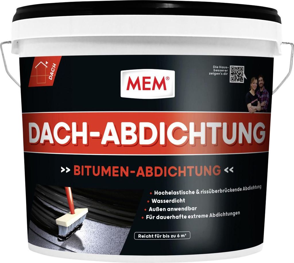MEM Bitumen Dach-Abdichtung 12 l Produktbild 