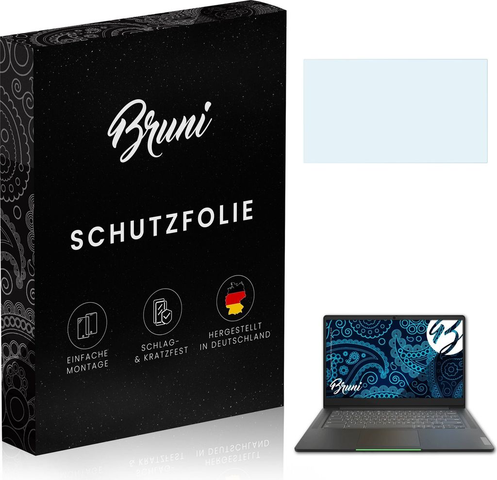 atFoliX 4061187864645, Laptop Bildschirmschutz, Transparent, Lenovo, IdeaPad 5i Chromebook Gen 6 14", Klare Bildschirmschutzfolie, Kratzresistent