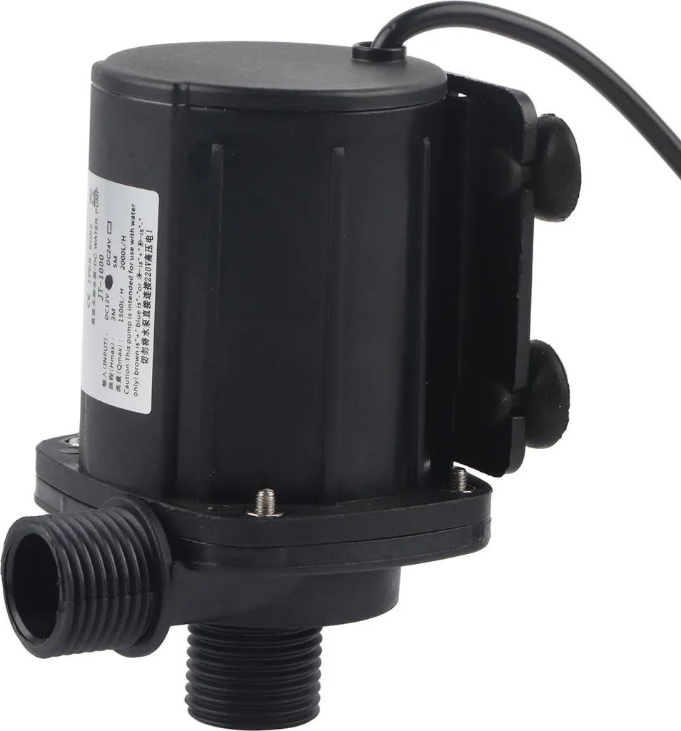 Pompe à eau sans balais DC 12V 10W Mini pompe silencieuse haute pression