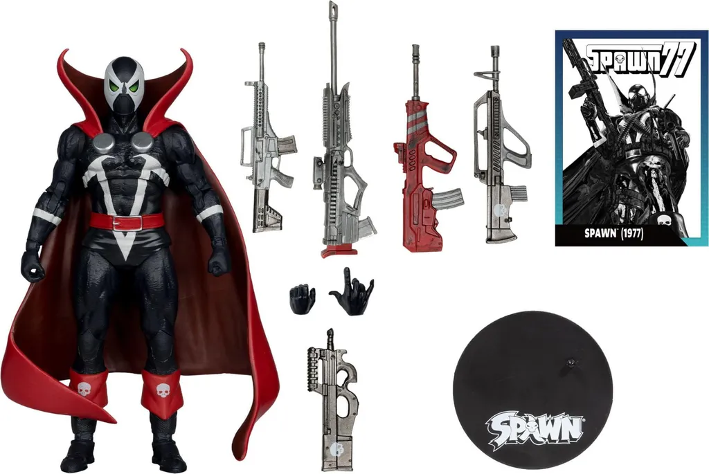 Statue Articulée Spawn avec BD de Collection - Pack Collector McFarlane
