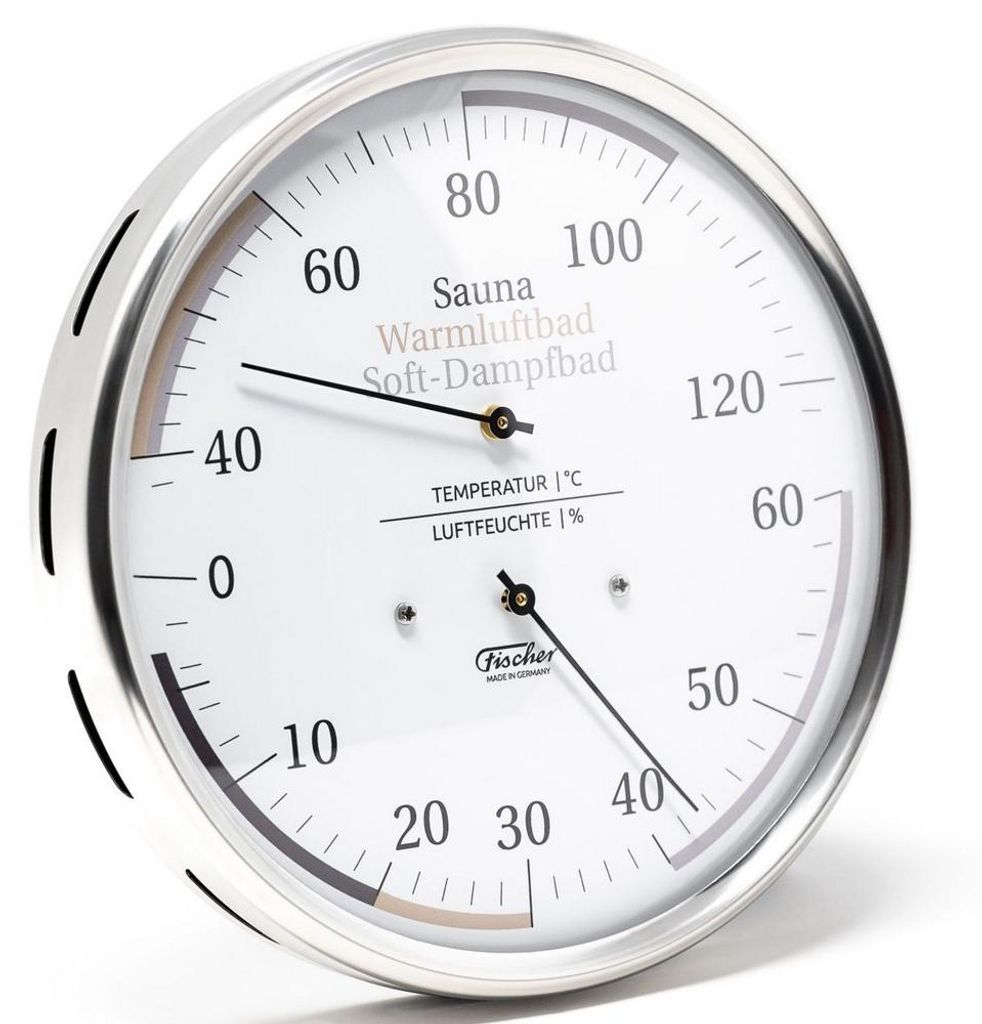 Fischer - 185.01 - Sauna-Thermohygrometer Universal 160 mm