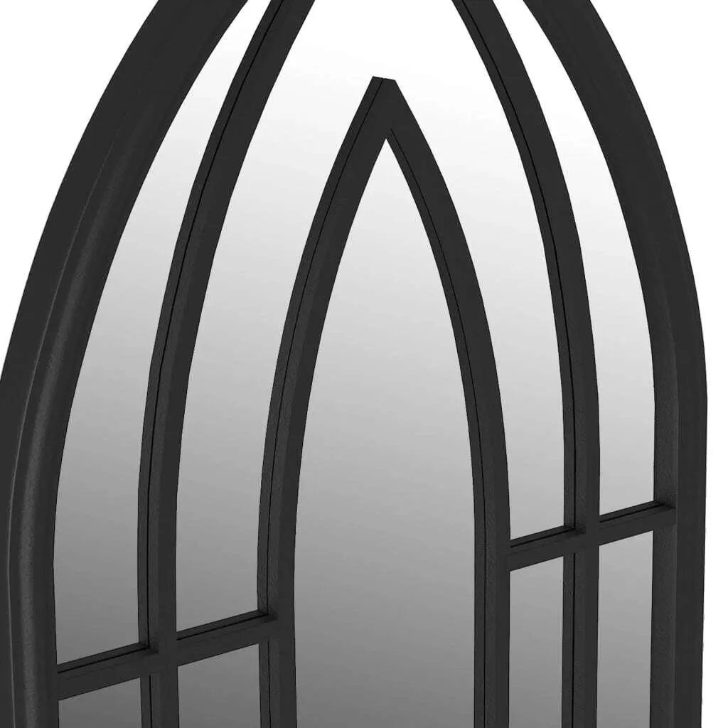 Specchio Multiuso Ferro Nero 70x30 - Per Ogni Stanza della Casa - 5