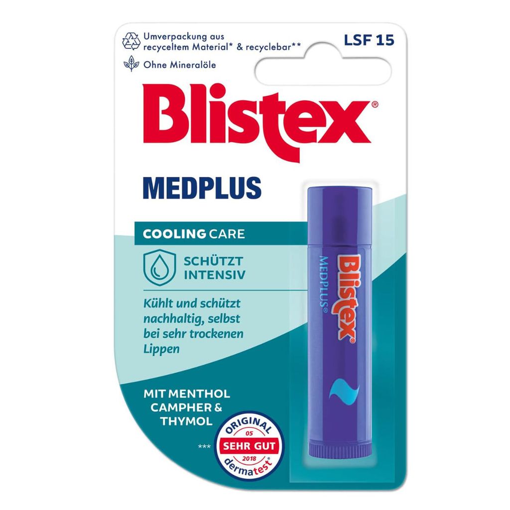 Blistex Medplus Stick ohne Mineralöl 4.25 g