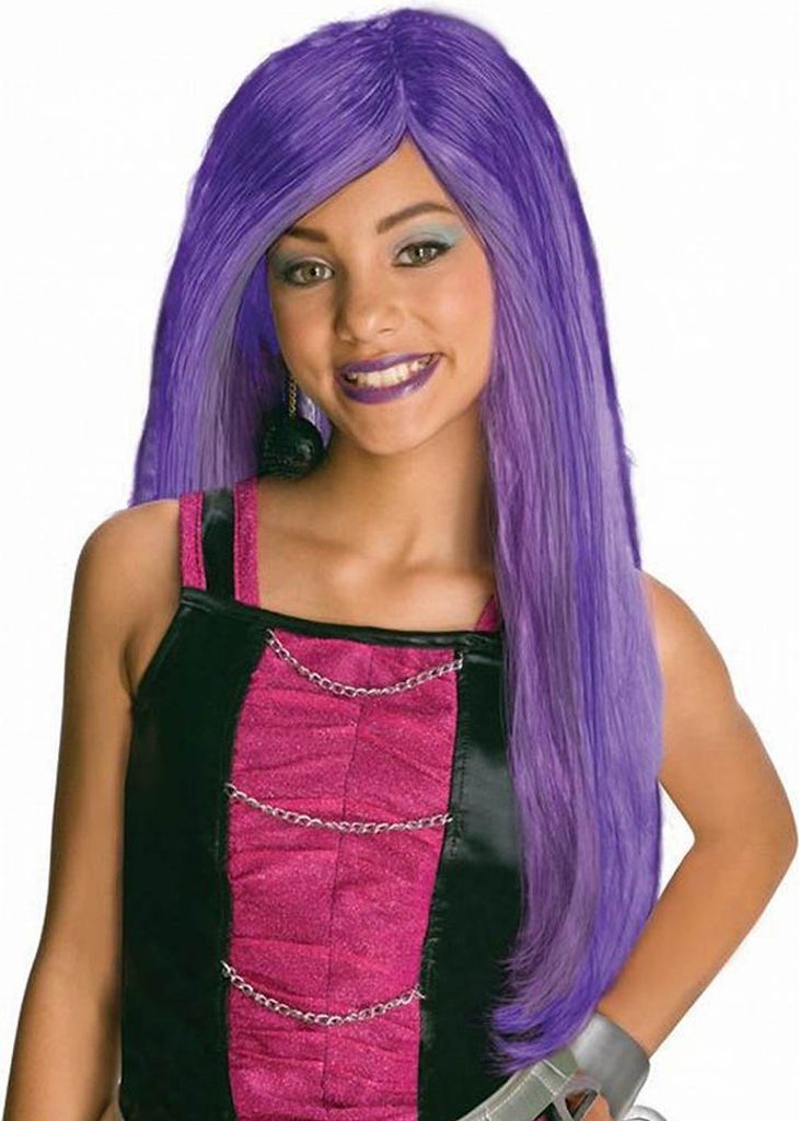 Violette Monster High Kinder Perücke "Spectra Vondergeist" Produktbild 
