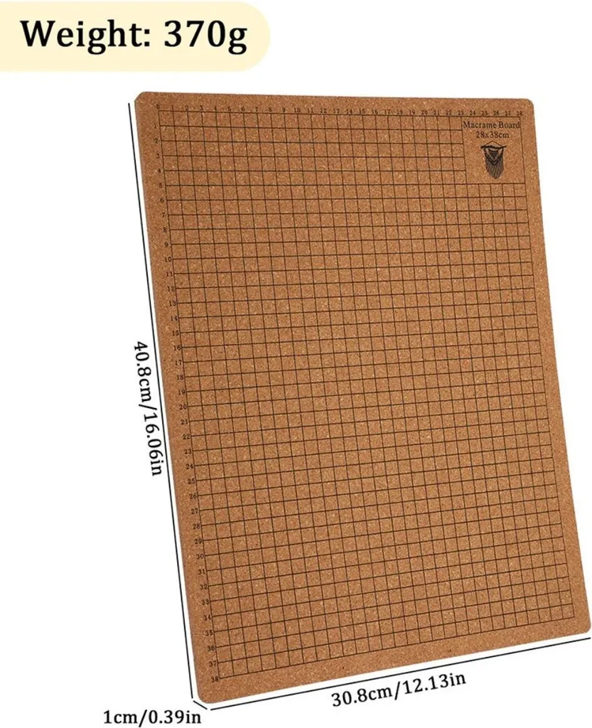 Planche à macramé pour tissage de suspensions et bijoux DIY - 5