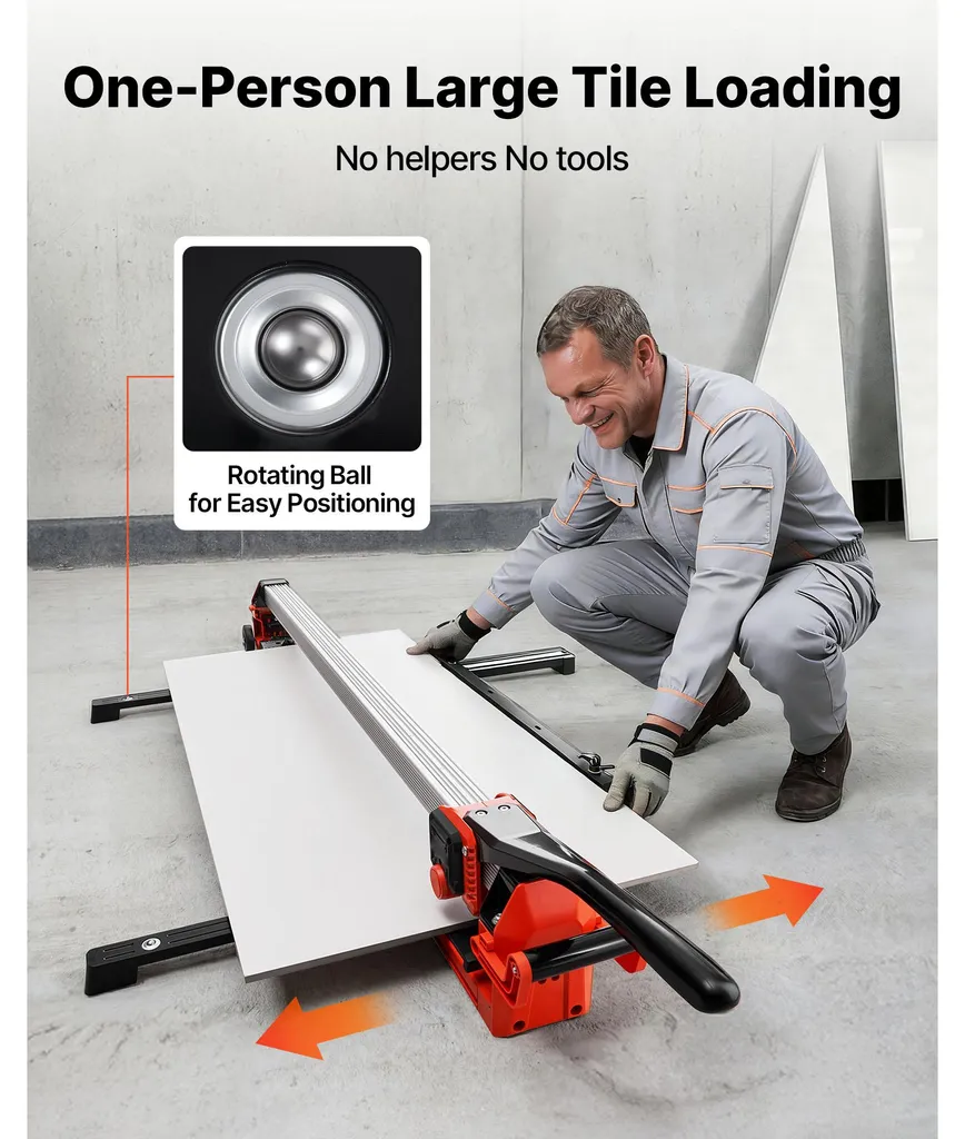 Machine à couper le carrelage manuelle 1200 mm SucceBuy Haute Précision