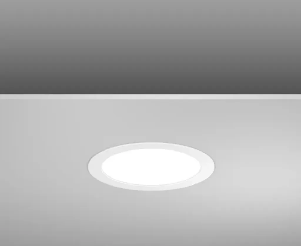 Éclairage LED bureau et salon 18W RZB ToledoFlat 1500lm blanc mat