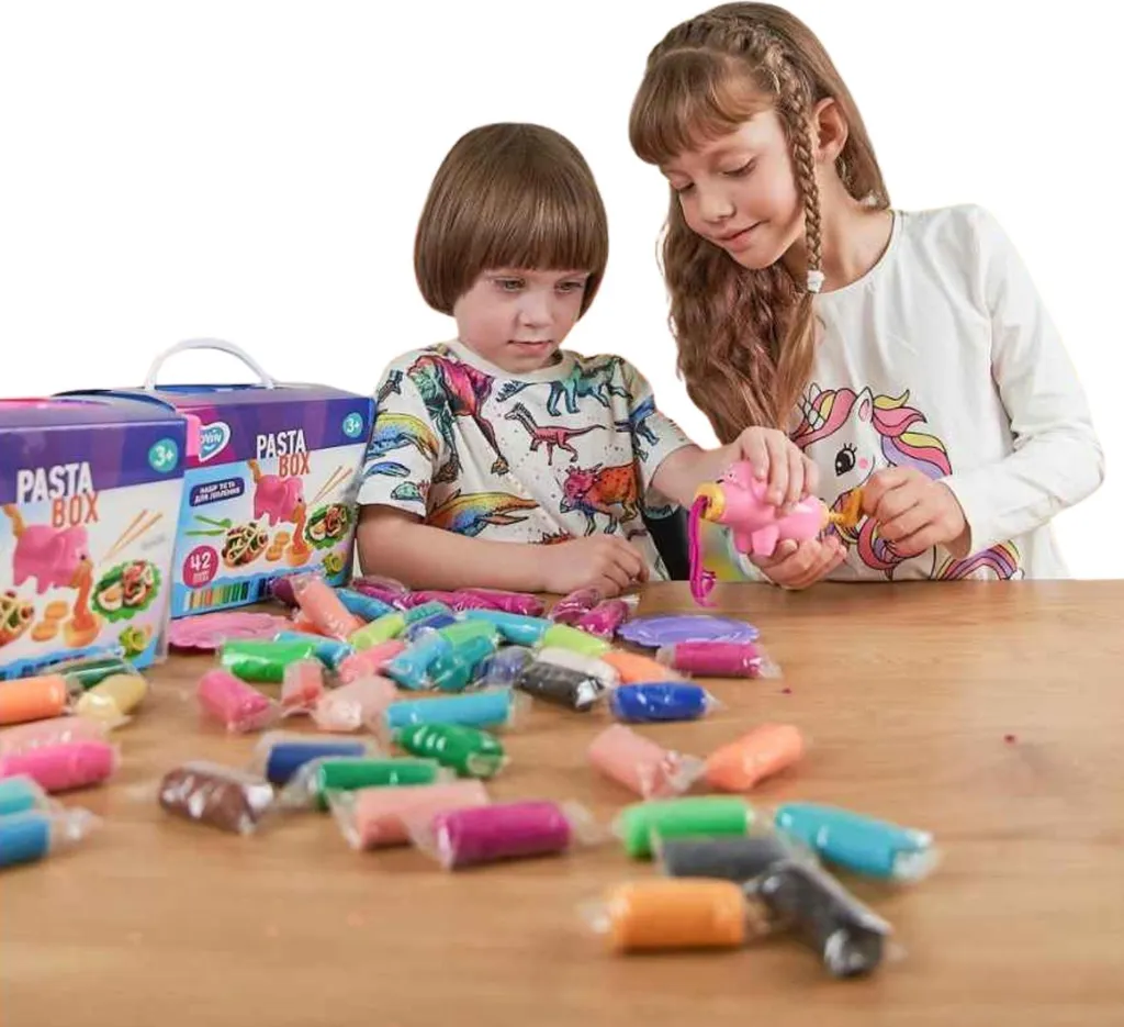 Coffret de modelage Pasta Box avec accessoires et pâte à modeler - 5
