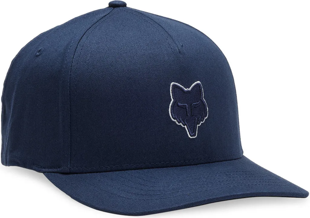 Casquette de Sport FOX Head Flexfit Bleu Foncé - Taille S/M Confortable