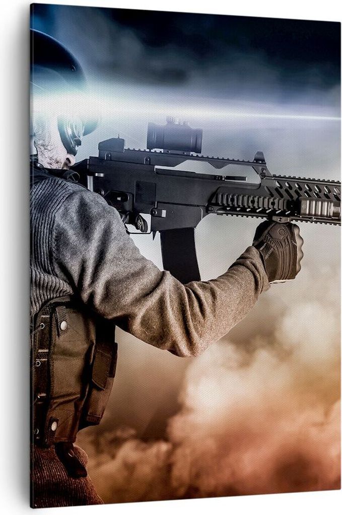 Bild auf Leinwand - Leinwandbild - Einteilig - Armee Soldat Produktbild 