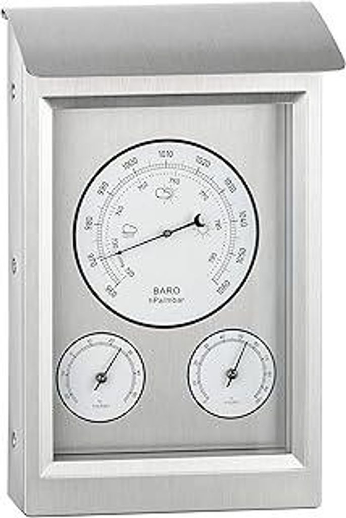 GardenMate Analoge Wetterstation HOME Barometer Thermometer Hygrometer für drinnen und draußen