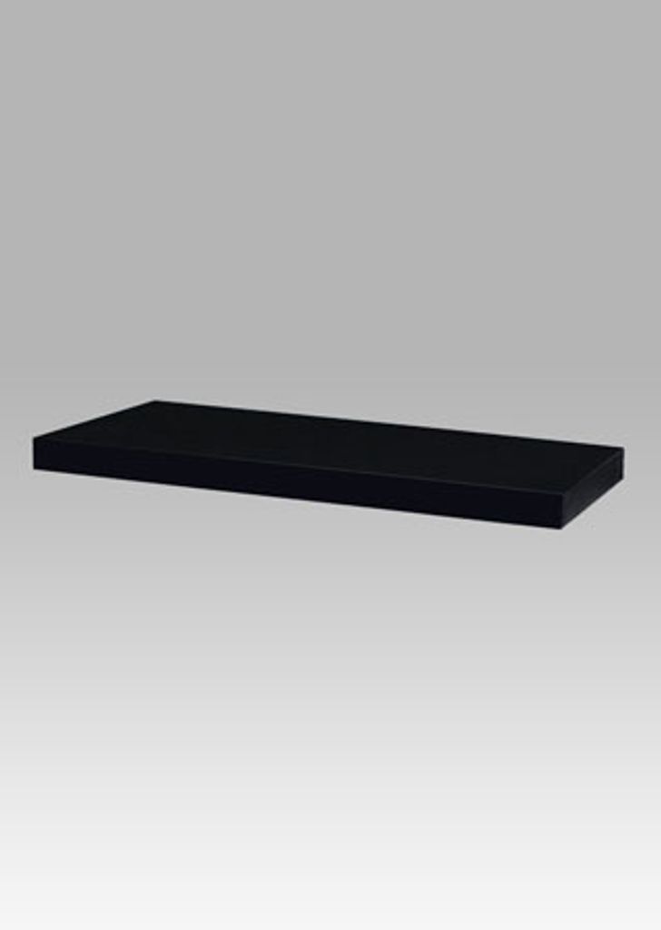 Autronic Nástěnná polička 80cm P-005 BK - černá, vysoký Obrázek produktu 
