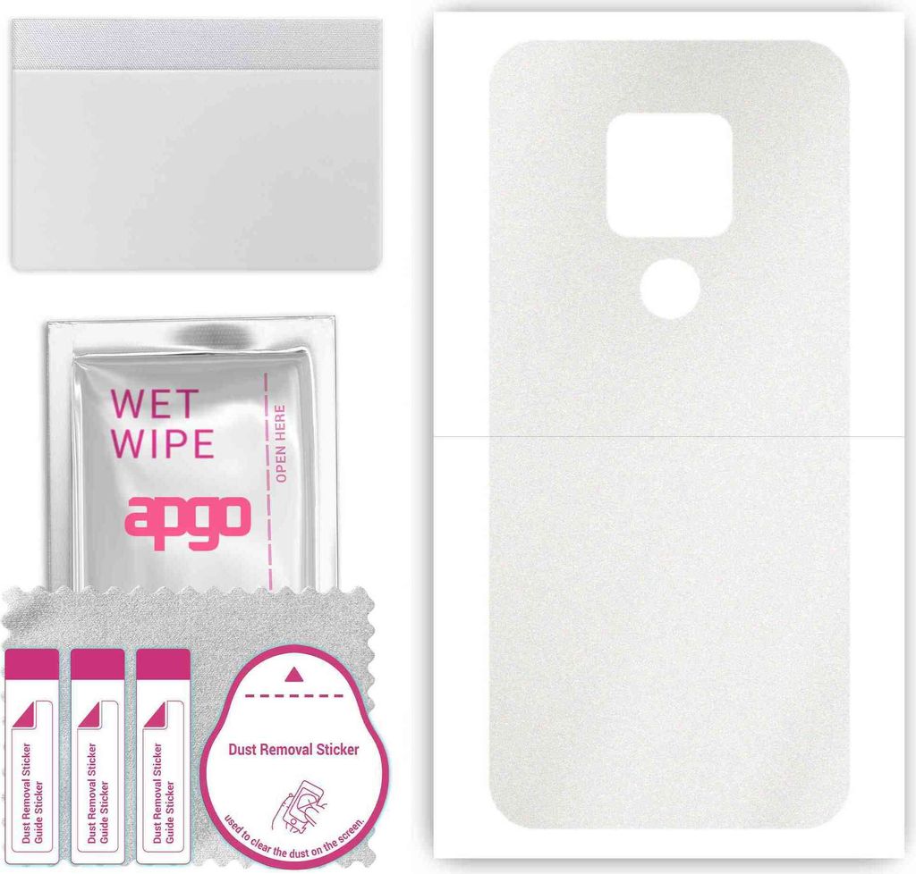 apgo Rückseite Schutzfolie, Skin, kompatibel mit Cubot P30, Hinten Displayschutzfolie aus Vinylfolie, kratzfest, einfache Montage - Matt Transparent