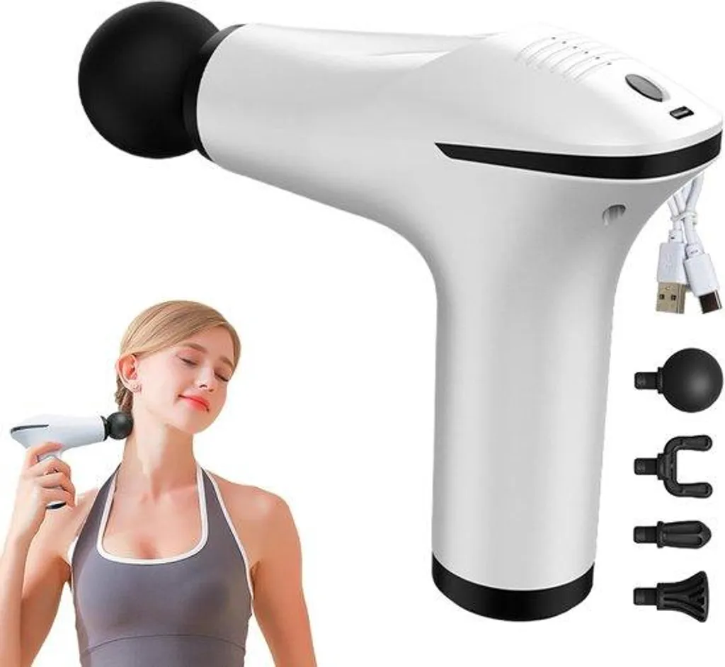 Appareil de massage Stil : fini les courbatures avec ses 4 accessoires