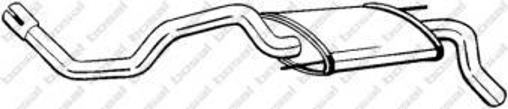 Bosal Endschalldämpfer 233-605