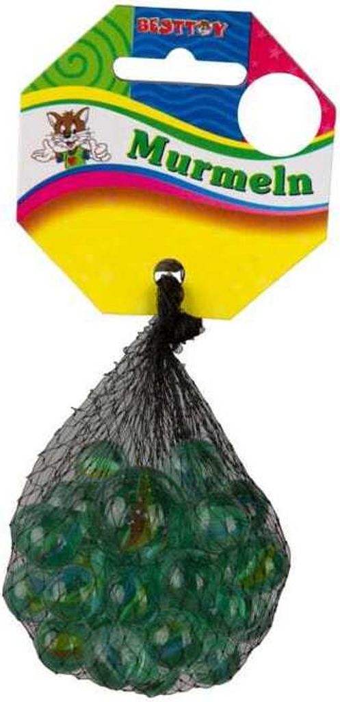 Besttoy - Glasmurmeln - grün - 41-teilig Produktbild 