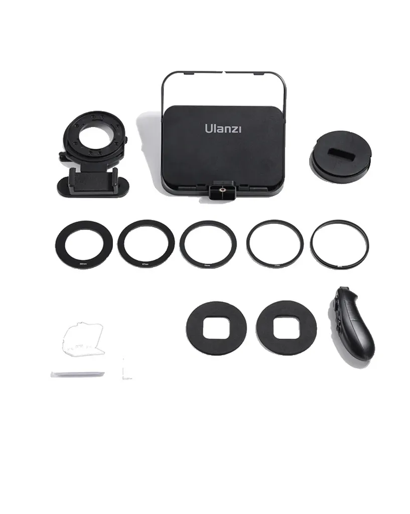 Téléprompteur compact écran 19cm x 12cm compatible tablettes avec contrôle à distance