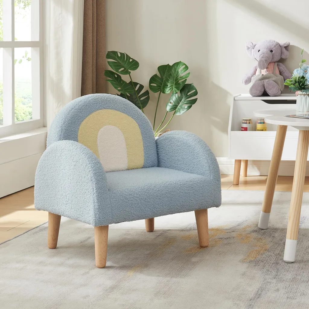 Sedia Sorreindi Teddy Blu 50x50x45cm: Analisi Comfort e Stabilità