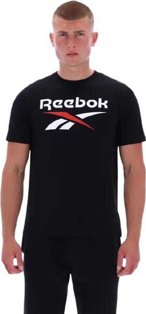 Reebok Classics Bruno Big Logo Kurzarm-t-shirt Schwarz S Mann Schwarz S