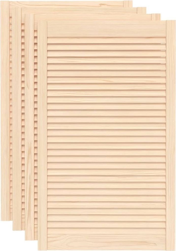 vidaXL Armadio ante a persiana design 4 pezzi 99,3x59,4 cm Immagine del prodotto 