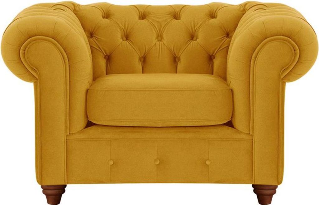 Sessel Chesterfield Max-Velluto 8-dark oak
