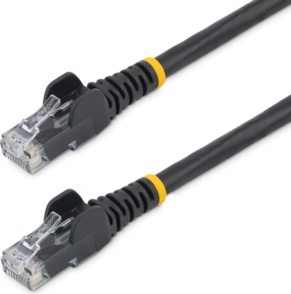 StarTech.com Cavo di Rete da 10m Nero Cat5e Ethernet RJ45 Antigroviglio