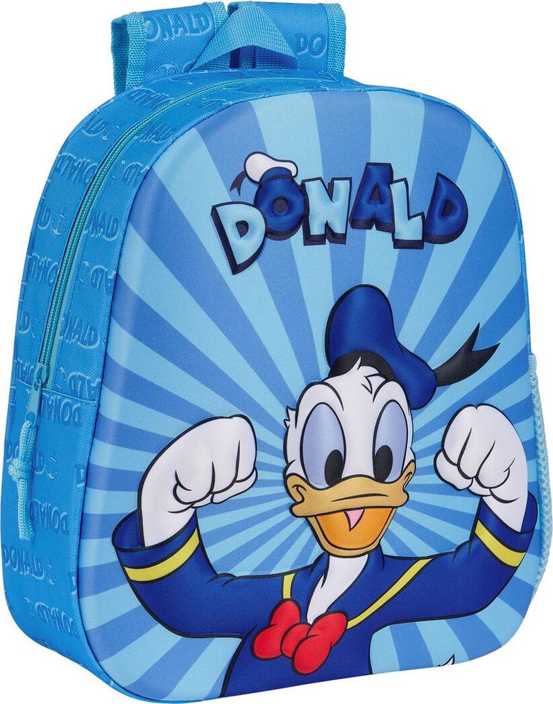 Kinderrucksack 3D Donald Blau 27 x 33 x 10 cm
