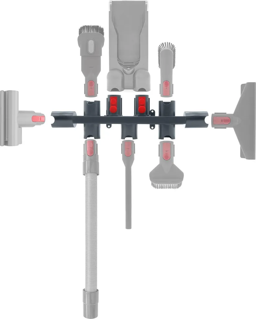 Support pour accessoires Dyson avec 5 connecteurs à clipsage INF