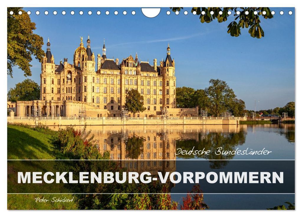 Deutsche Bundesländer - Mecklenburg-Vorpommern (Wandkalender 2027 DIN A4 quer), CALVENDO Monatskalender