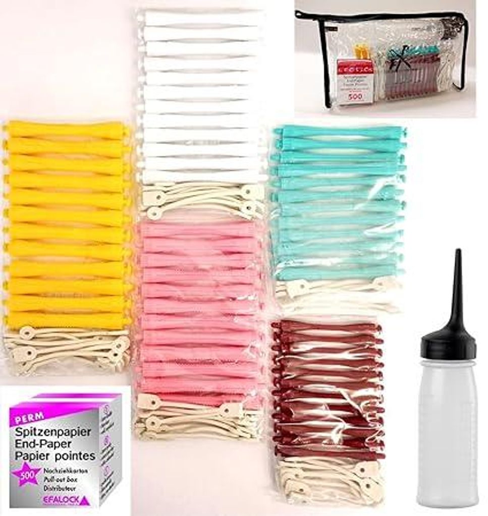 Dauerwellwickler Set - 1-farbig + FP Kosmetiktasche + Produktbild 