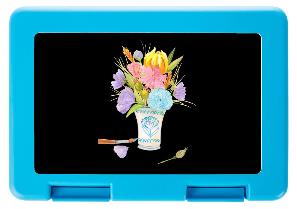 Mr. & Mrs. Panda Bentobox Blumenvase - Geschenk, Dekoration, Blumen, Bento Box, Lunchbox, Kreativ, Essensbox, Natur, Vase, Snackbox, Blume, Brot Au...