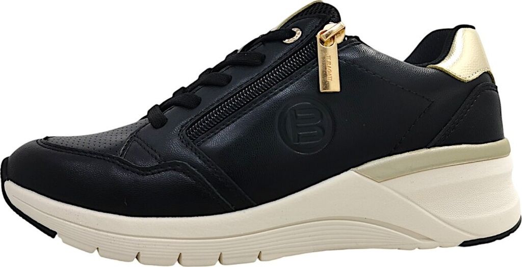 Bagatt Damenschuhe Schnürschuhe Sportive Schwarz Freizeit, Schuhgröße:38 EU