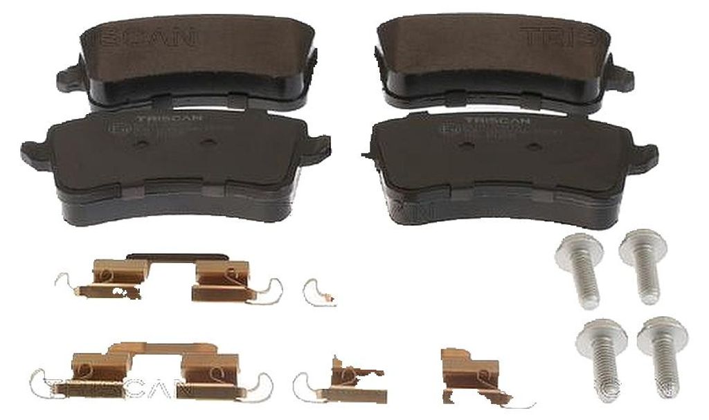 Bremsbelagsatz Scheiben 17,5 mm TRISCAN IAM-Expertise für u.a. AUDI A4