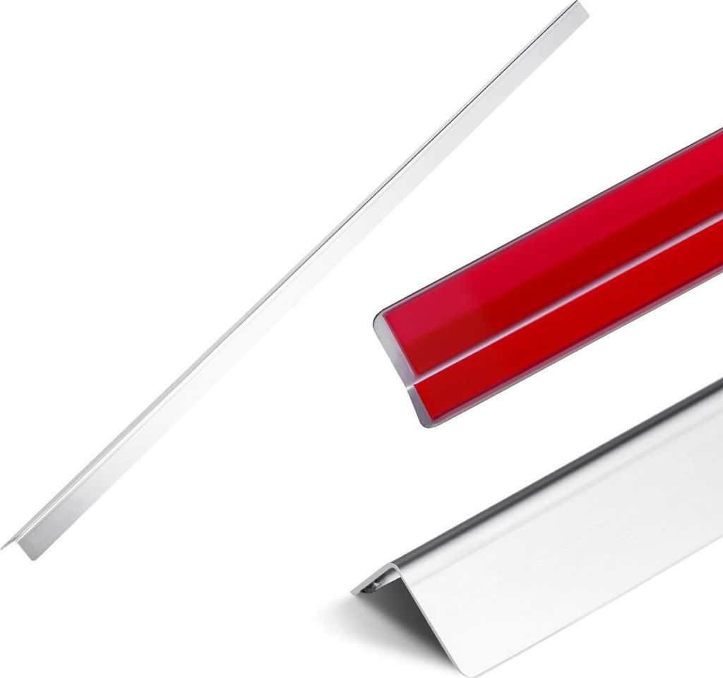 Stainless Steel Wall Corner Protector, 25 x 25 x 1217 mm , 10 Pack Metal Corner Guards, 304 Stainless Steel Edge Trim 90-Degree Angle for Home,Offi...