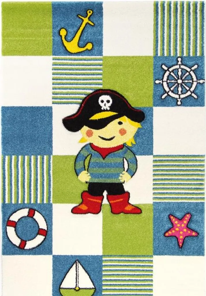 Tapis enfant facile à nettoyer Diamond Kids 20801/60 - 140x200 cm