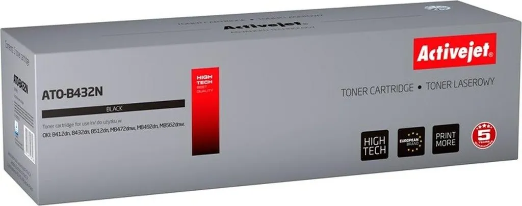 Alternativa OKI 45807106: Toner Activejet Supreme 7K Pagine Nero