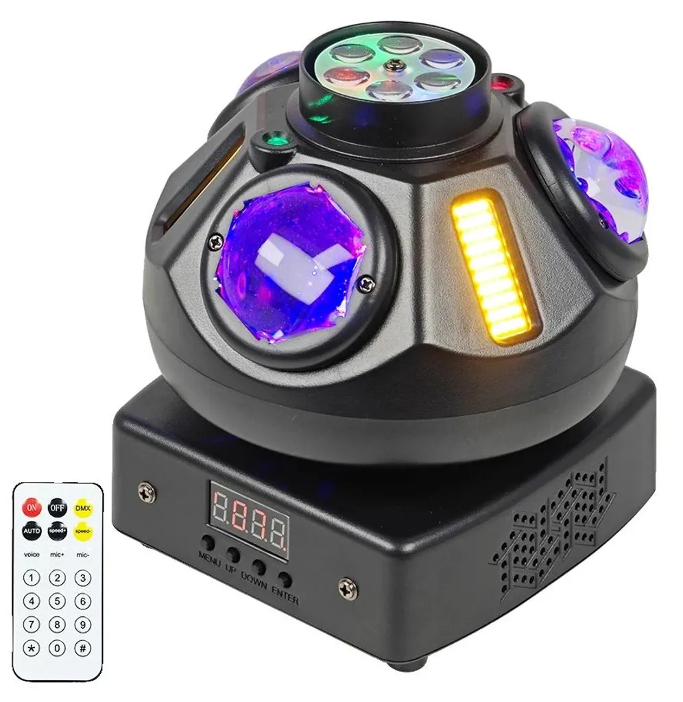 Projecteur DMX sans scintillement pour éclairage de scène pro prise EU