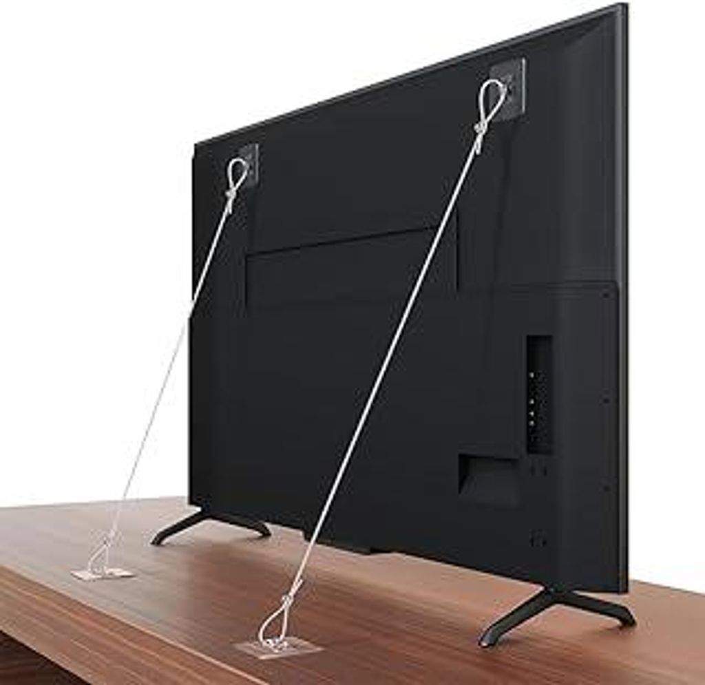 2 Stück Baby TV Kippsicherung Möbel für Kleinkinder und Haustiere, Baby Fernseher, Einstellbar Kippsicherung Fernseher für Baby Proofing, Kipps...