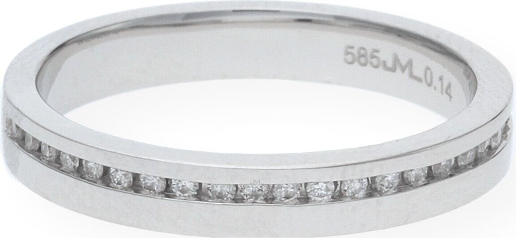 Ring Weißgold 585 Brillanten JL10-07-1367 JuwelmaLux Größe 56